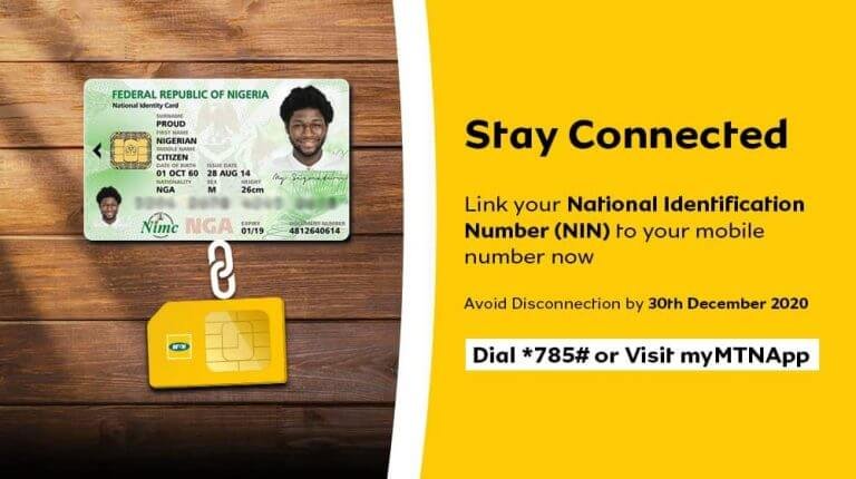 How To Link Your NIN To Your MTN Number To Avoid Being Blocked