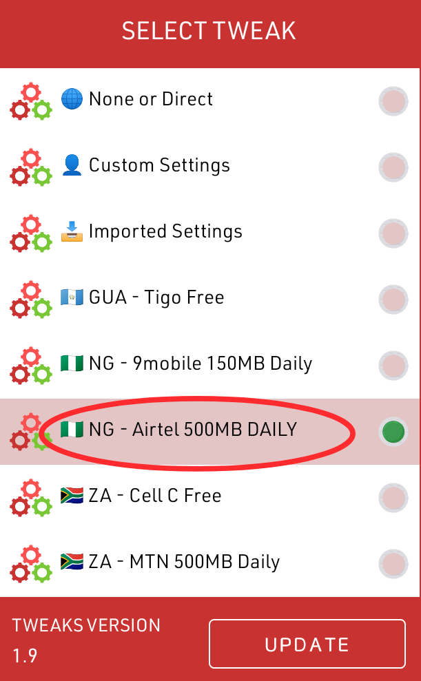 Stark VPN free daily 500MB cheat on Airtel
