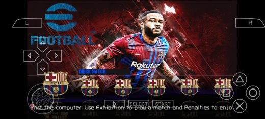 Download PES 2022 PPSSPP ISO File For Android Offline By Jogress